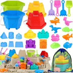 HUUIDY Beach Toys 27-piece full set for sunny day adventures.