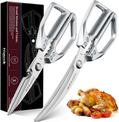 Huusk kitchen scissors dual-shear blades for precise cuts in busy kitchens.