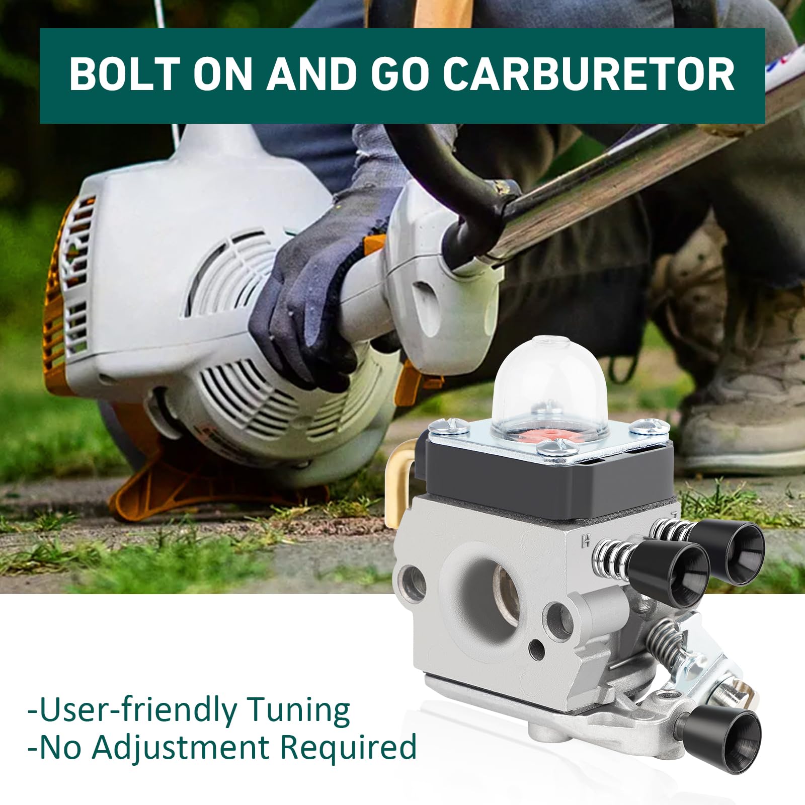 HUZTL KM55 carburetor kit for kombi system enabling easy maintenance.