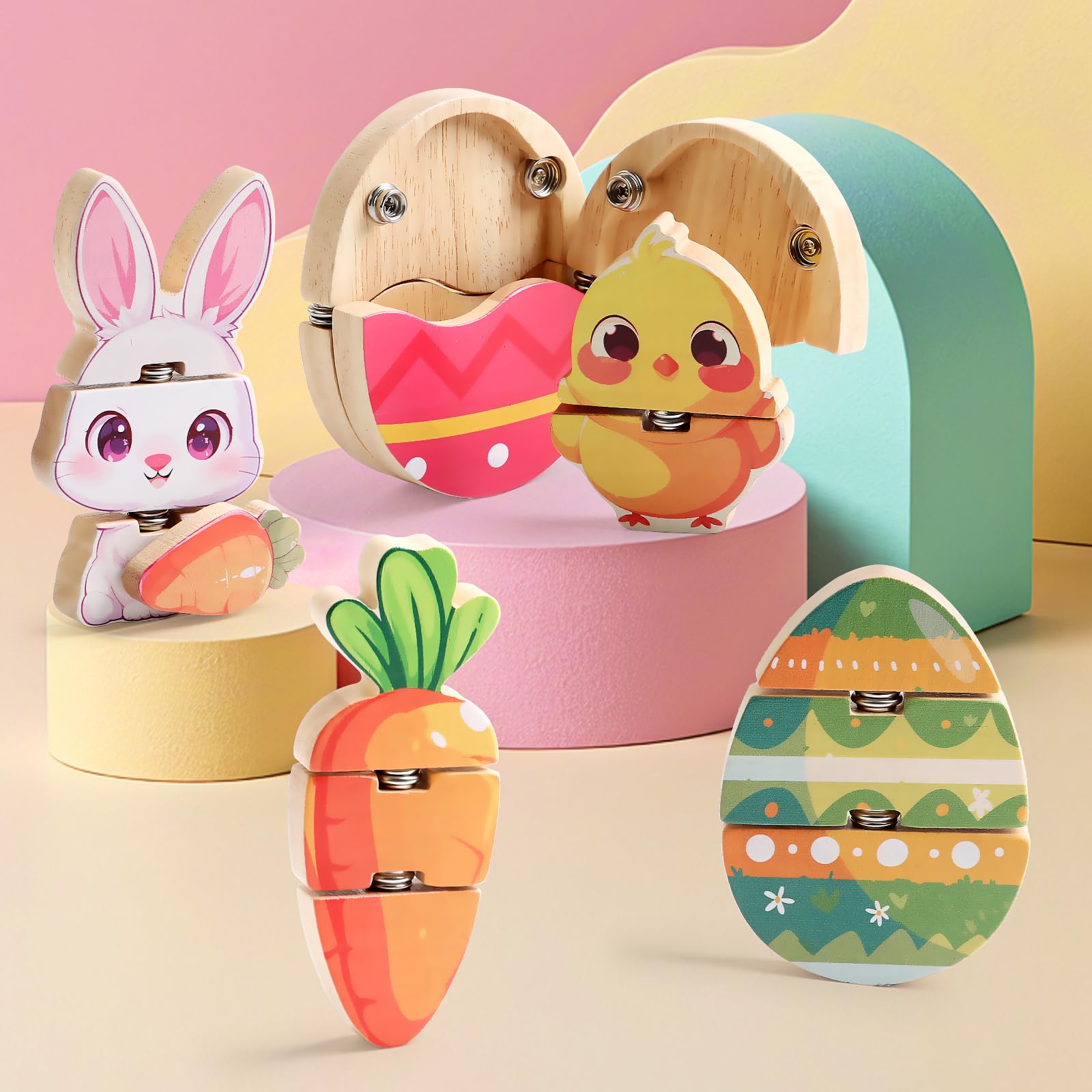 HUZU Easter Snap Builders gift-ready packaging for Easter baskets