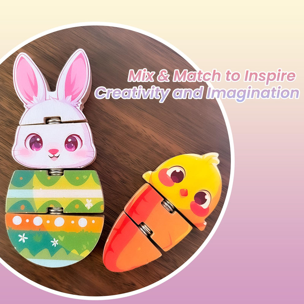 HUZU Easter Snap Builders green egg piece for mix-and-match play