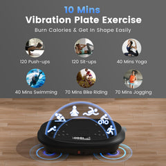 HVX vibration plate anti-slip surface close-up for stable sessions