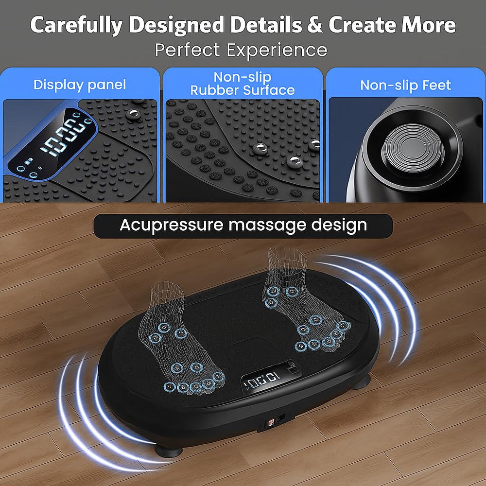 HVX vibration plate Bluetooth connectivity for music during workouts