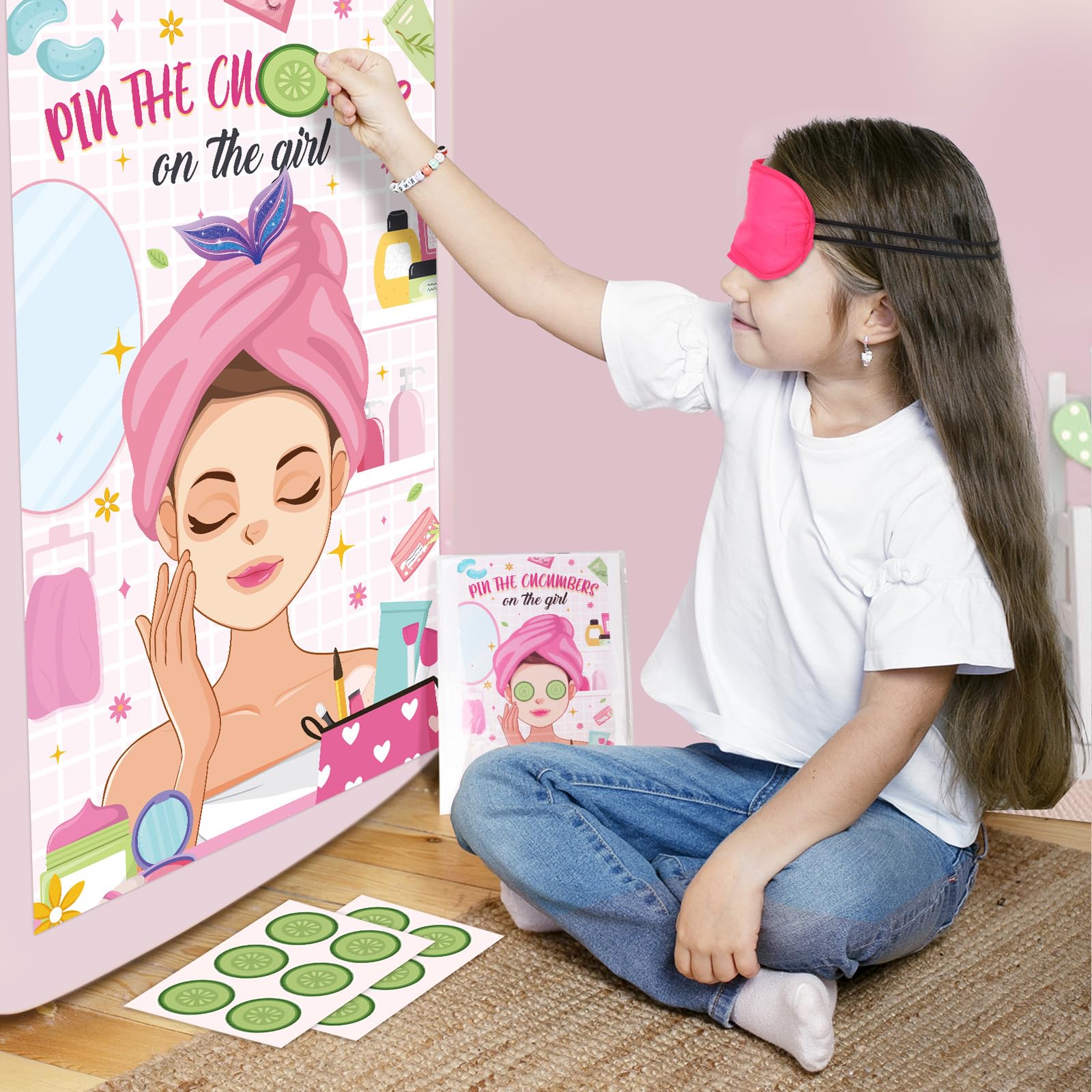Hxezoc double-sided adhesive, helps secure items during play.