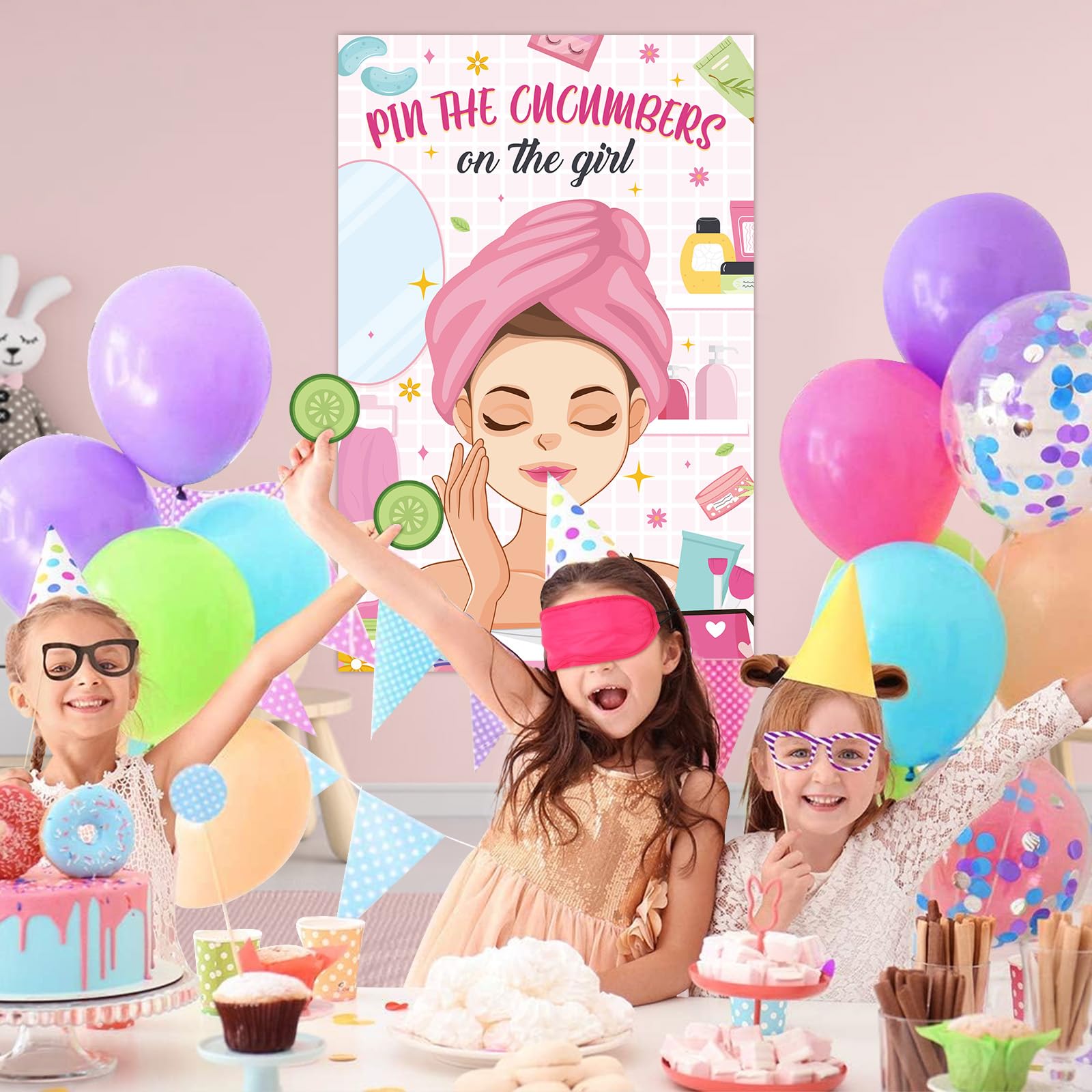 Hxezoc cucumber stickers pack, great for kid-focused party activities.