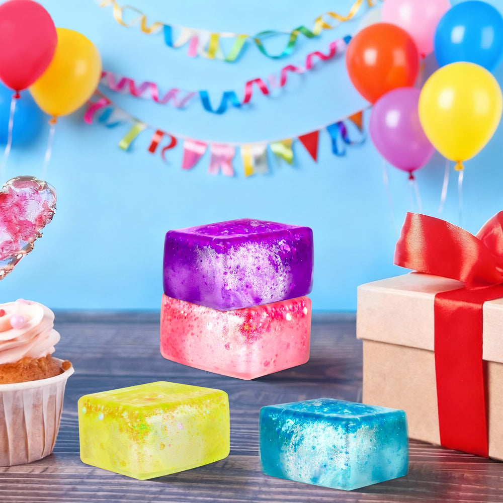Hxezoc glitter ice cube fidget in classroom setting as a quick focus aid