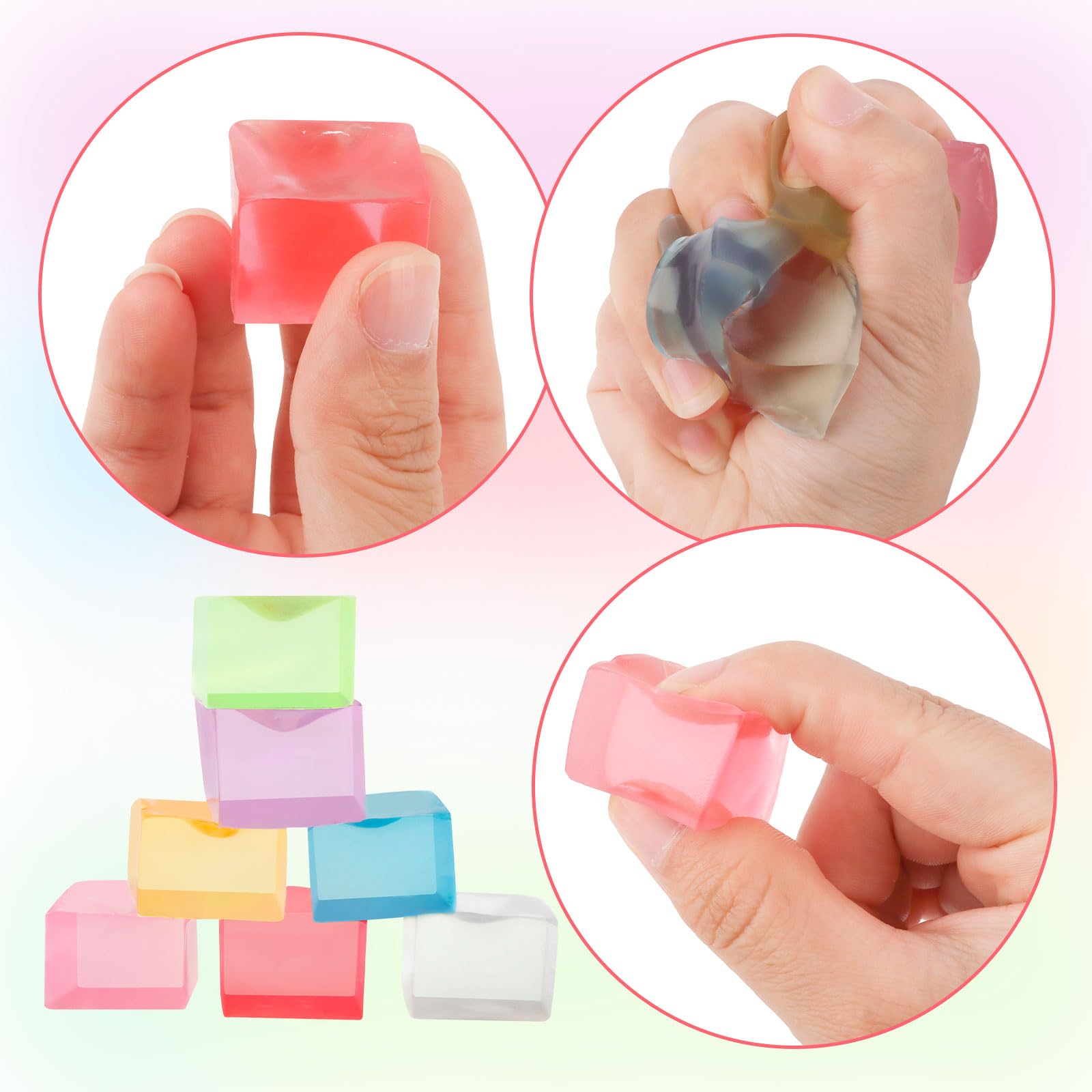 Hxezoc ice cube stress ball as party favor or gift bag filler.