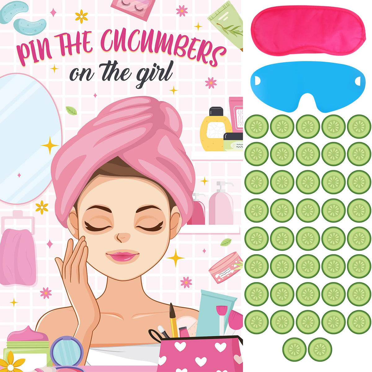 Hxezoc spa poster girl, a bright centerpiece for kids' party decorations.