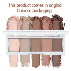 Hxssll Matte Nude Eyeshadow Palette: cool beige taupe matte for subtle definition