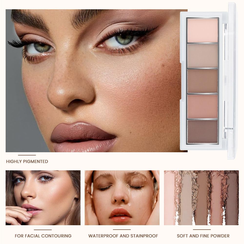 Hxssll Matte Nude Eyeshadow Palette: mini travel pack fits in bags