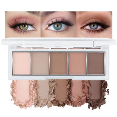 Hxssll Matte Nude Eyeshadow Palette: soft peach nude matte for everyday natural looks