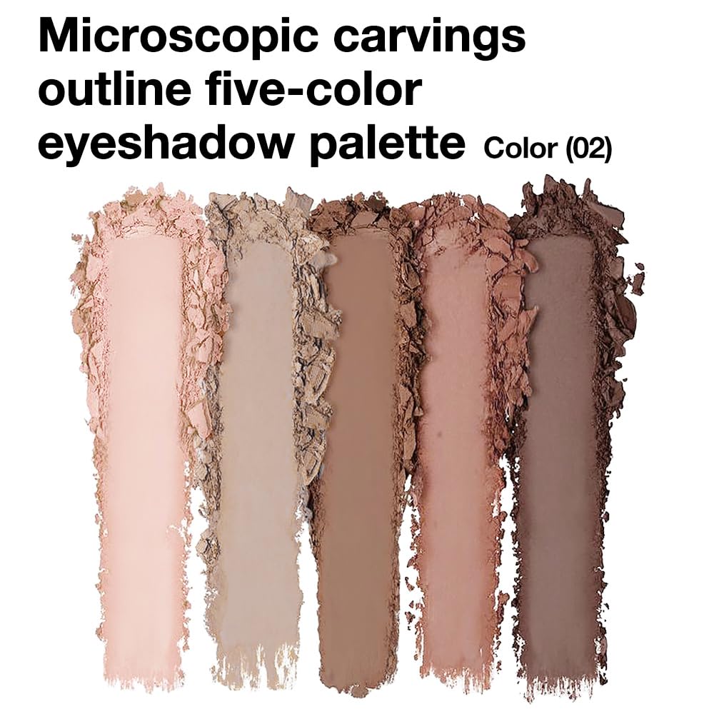 Hxssll Matte Nude Eyeshadow Palette: warm caramel brown matte to add depth