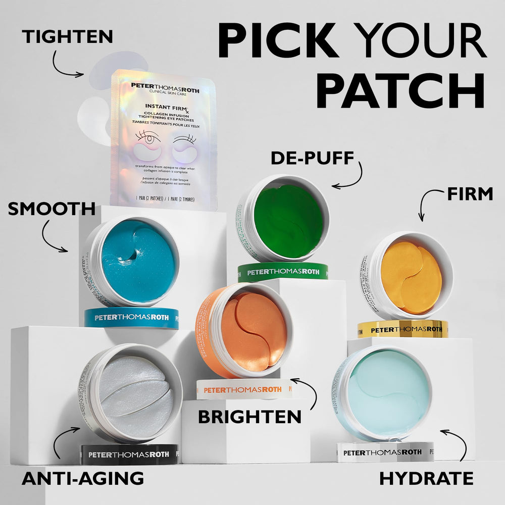 Hyaluronic acid eye patch from Peter Thomas Roth delivering hydration