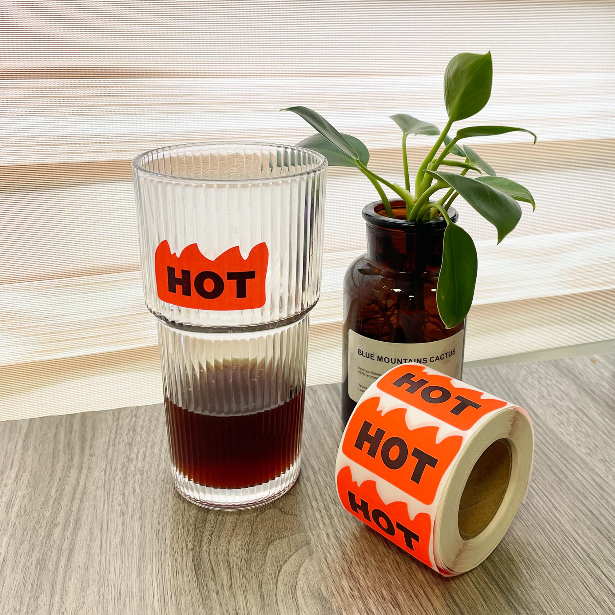 HYBSK sticky back for secure adhesion on metal, plastic, and cardboard.