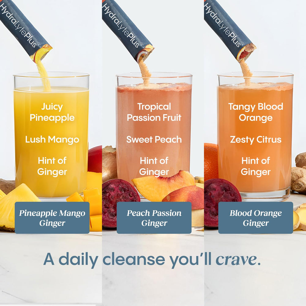 Hydralyte Liver Support variety flavor bottle on counter