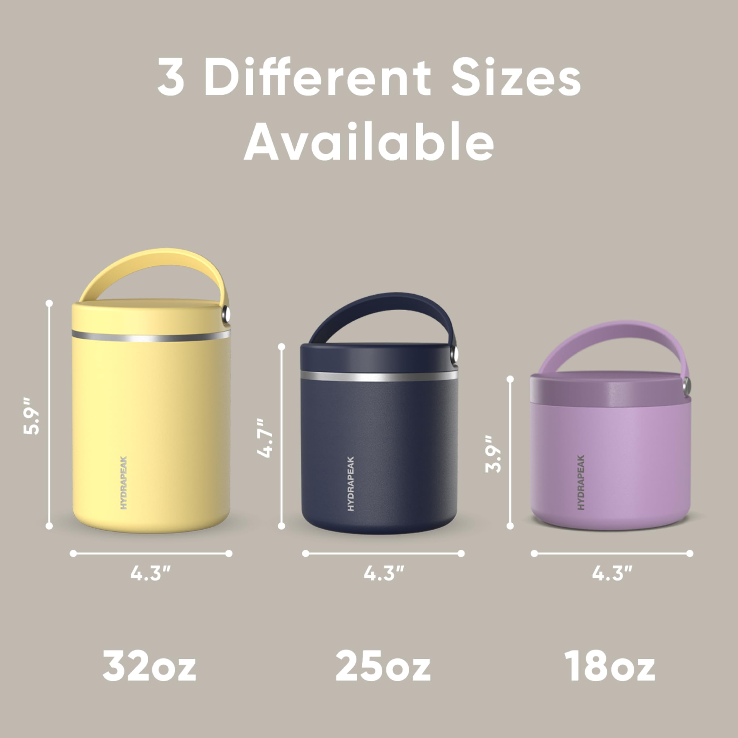 Hydrapeak leak-proof cap prevents spills during transport