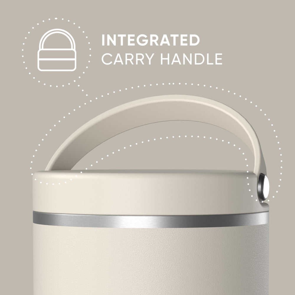 Hydrapeak odor-free interior keeps flavors fresh
