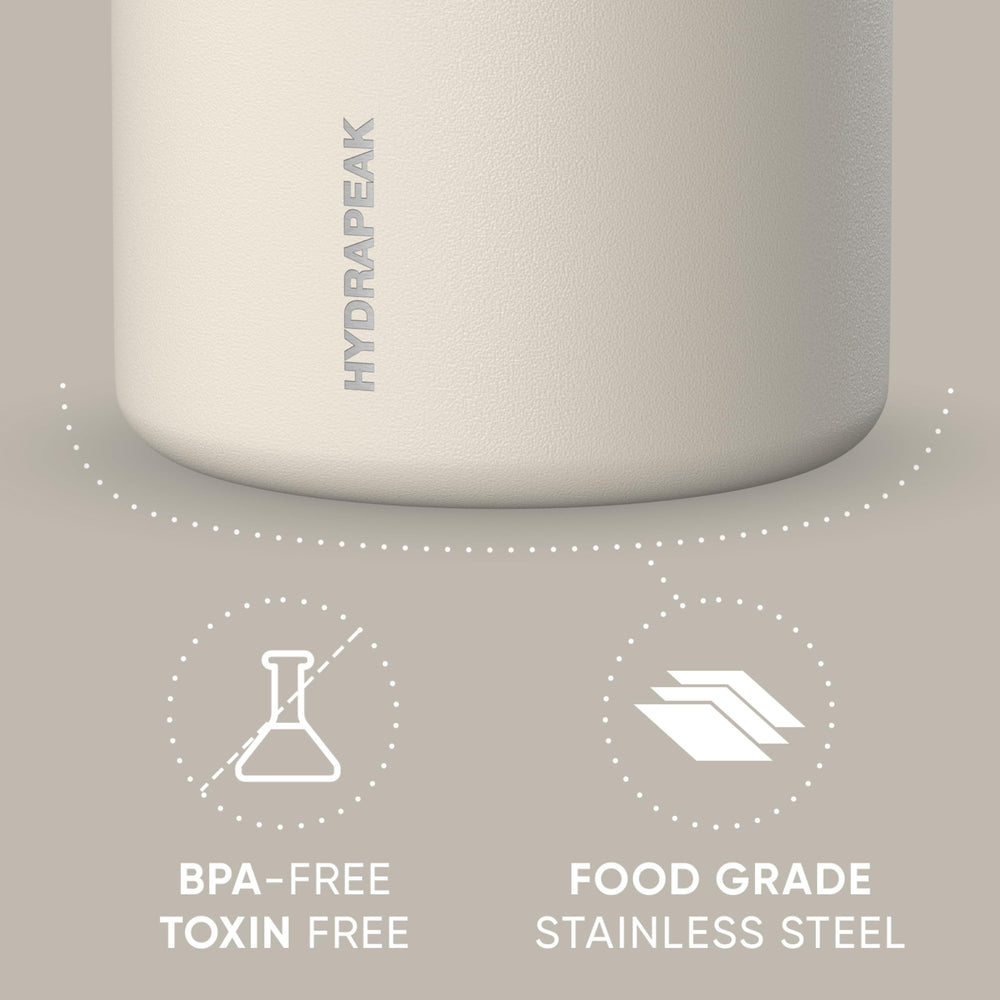Hydrapeak stainless steel body designed for durability