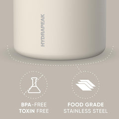 Hydrapeak stainless steel body designed for durability