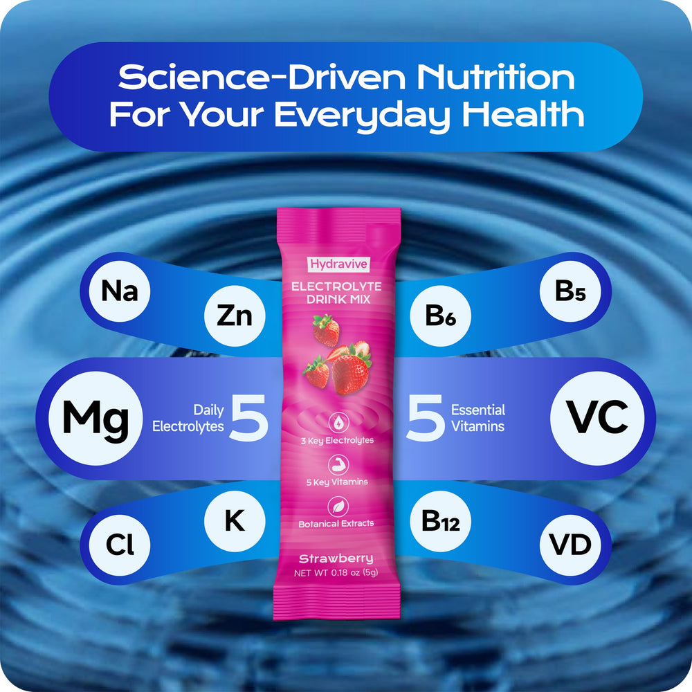 Hydravive tropical flavors in water for a refreshing hydration experience