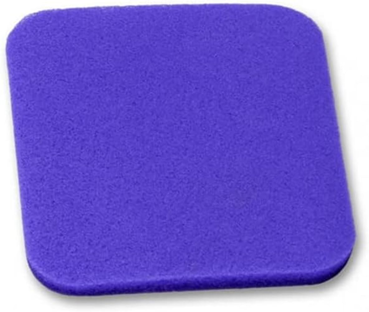 Hydrofera Blue bacteriostatic foam dressing 4x4 ready for moist wound management and drainage absorption.
