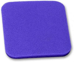 Hydrofera Blue bacteriostatic foam dressing 4x4 ready for moist wound management and drainage absorption.