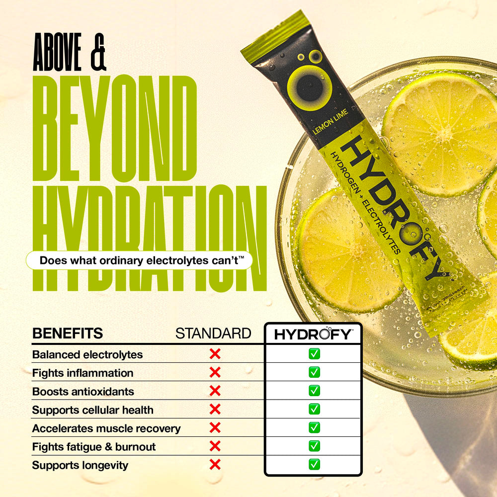 Hydrofy raspberry packet featuring fruity flavor and essential minerals.