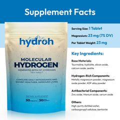 Hydroh tablets boosting brain energy and cognitive clarity in water.