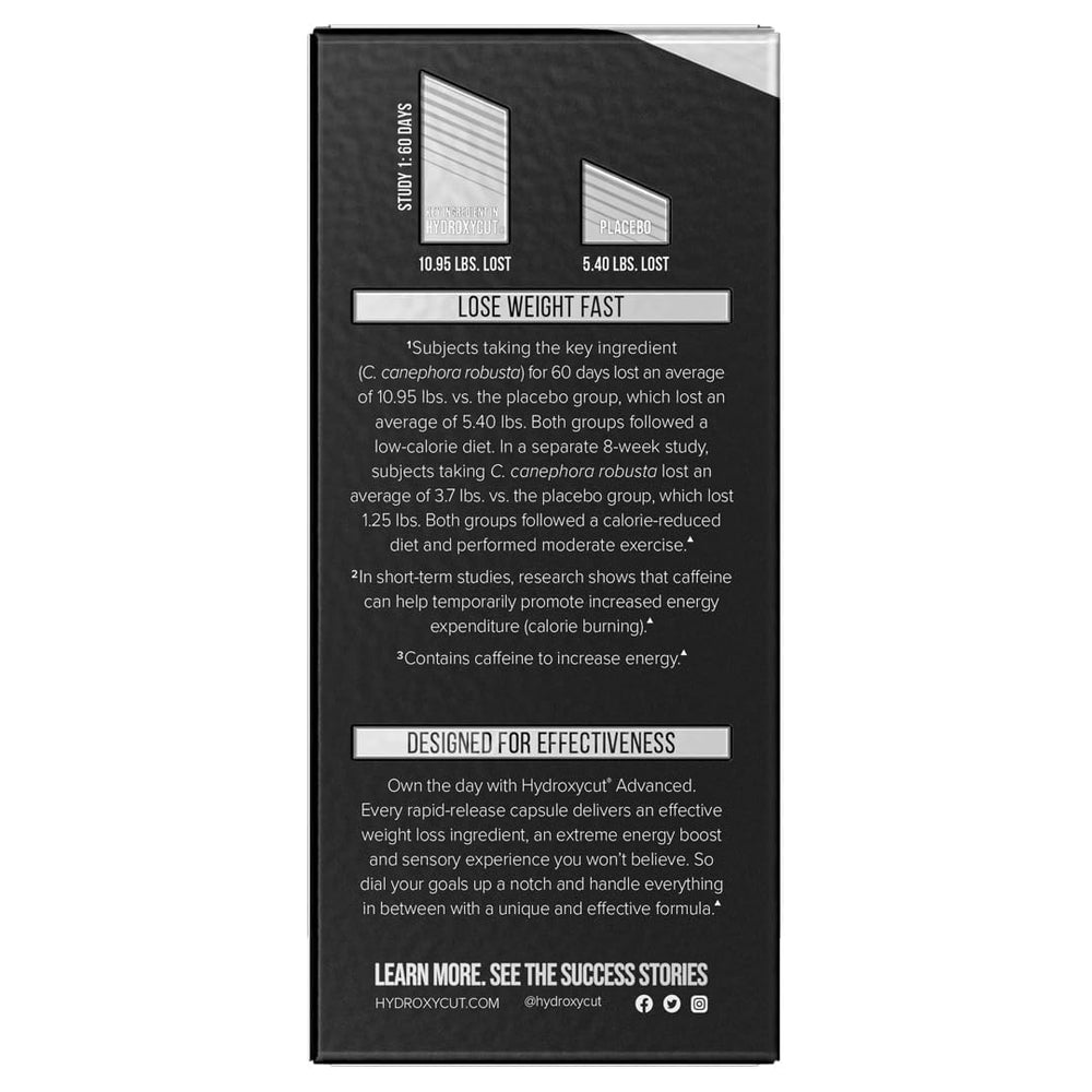 Hydroxycut Advanced focus support close-up