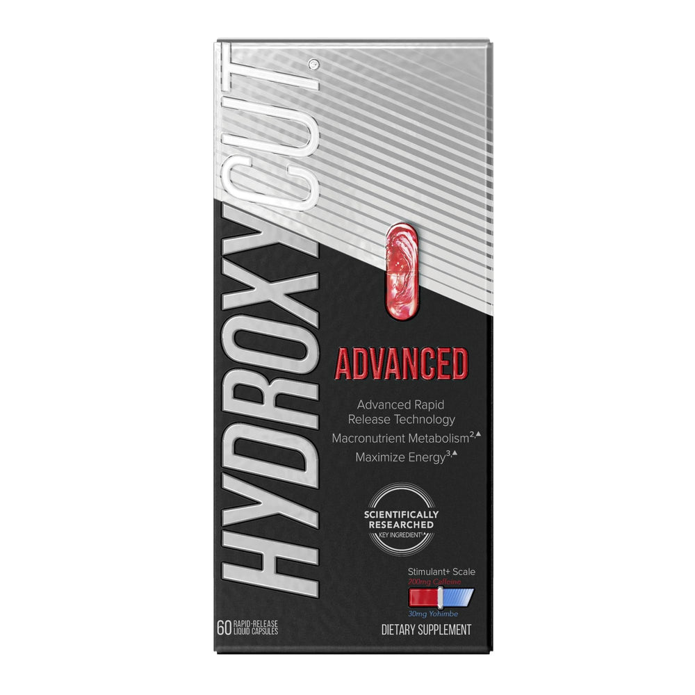 Hydroxycut Advanced liquid thermogenesis bottle for on-the-go energy support