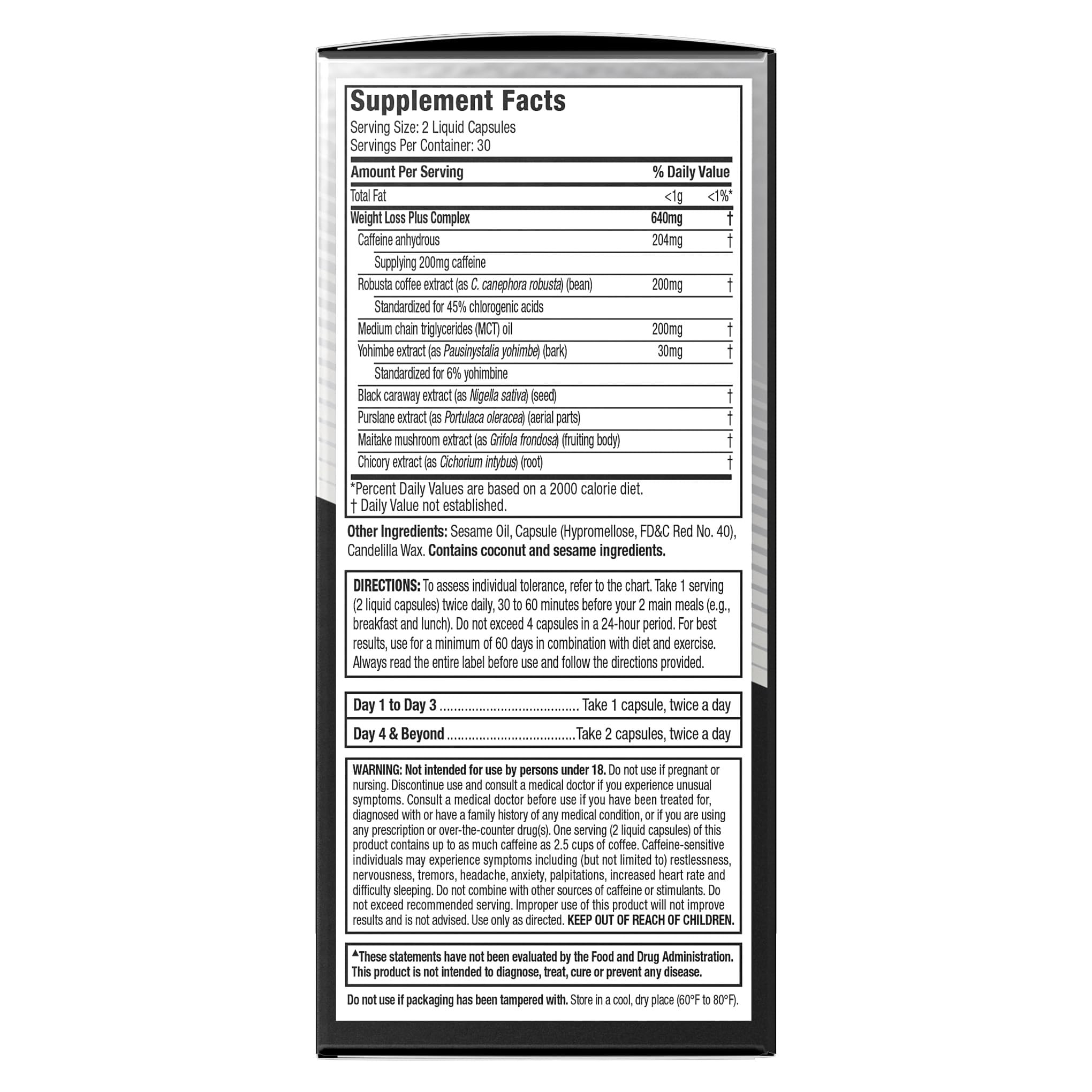 Hydroxycut Advanced packaging display on shelves