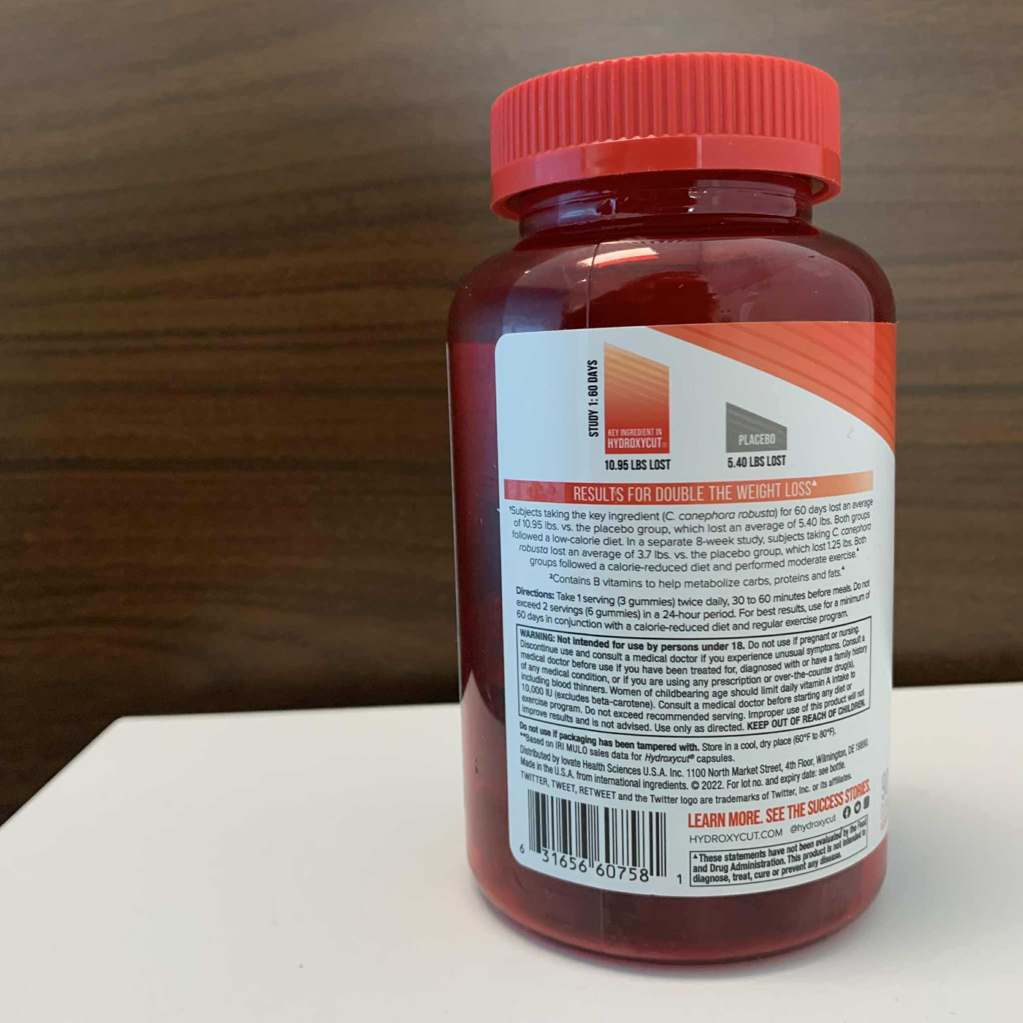 Hydroxycut Gummies fruity flavor pack — tasty stimulant-free choice.