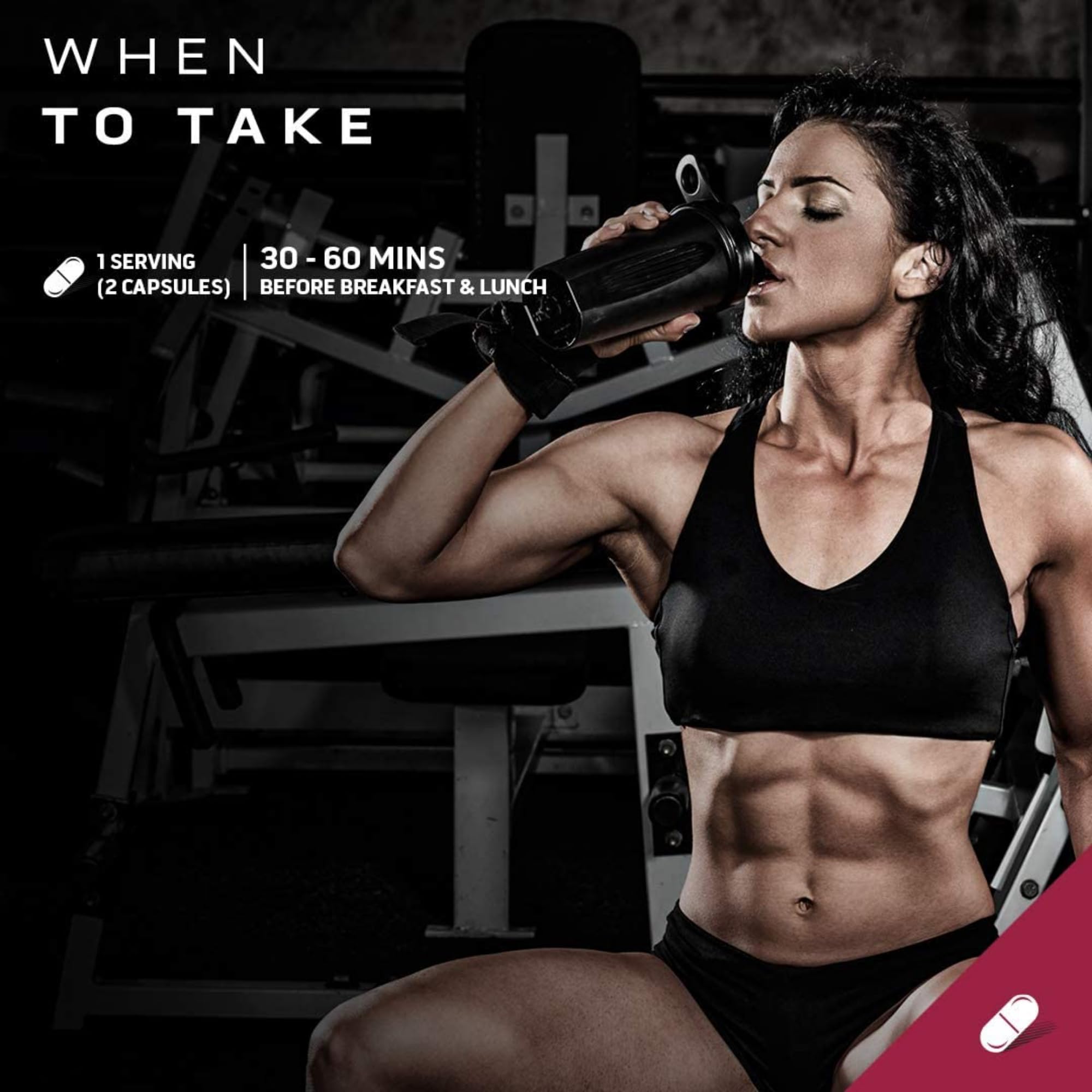 Hydroxycut Hardcore Elite lifestyle shot suggests focused training and daily energy