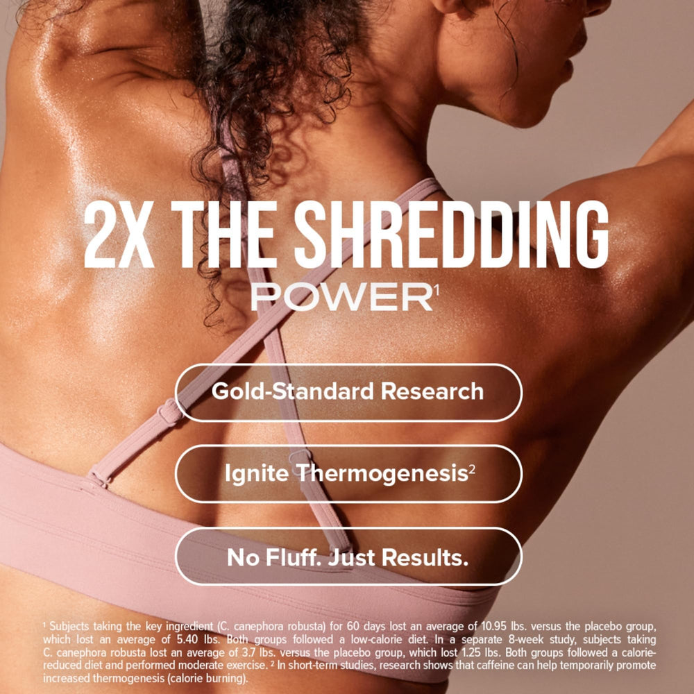 Hydroxycut Hardcore green coffee extract label with key ingredients