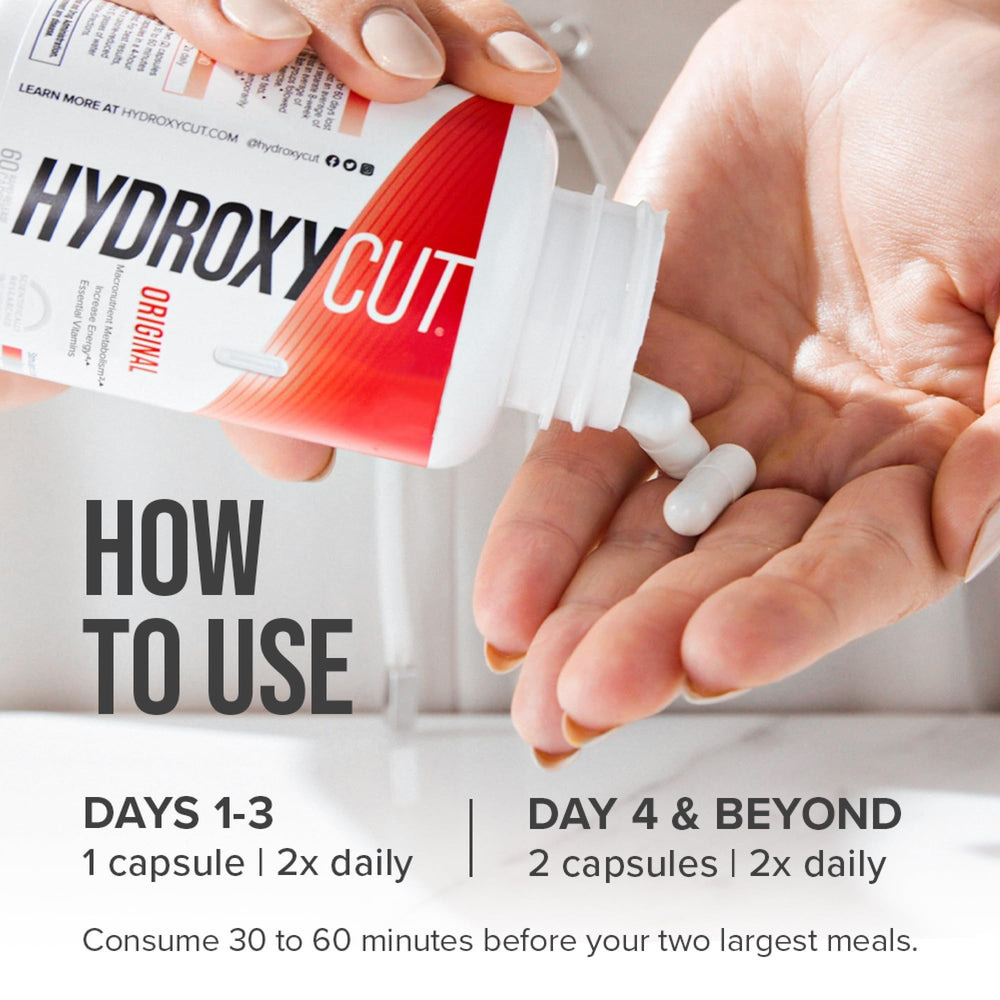 Hydroxycut Original yohimbe extract highlights sensory experience.