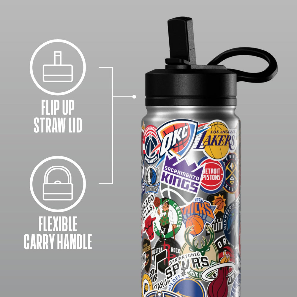 Hydrapeak double-wall insulation 20oz bottle keeps drinks cold or hot.