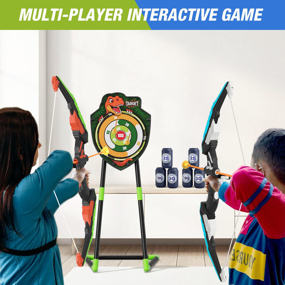 HYES two quivers keep arrows organized during play.