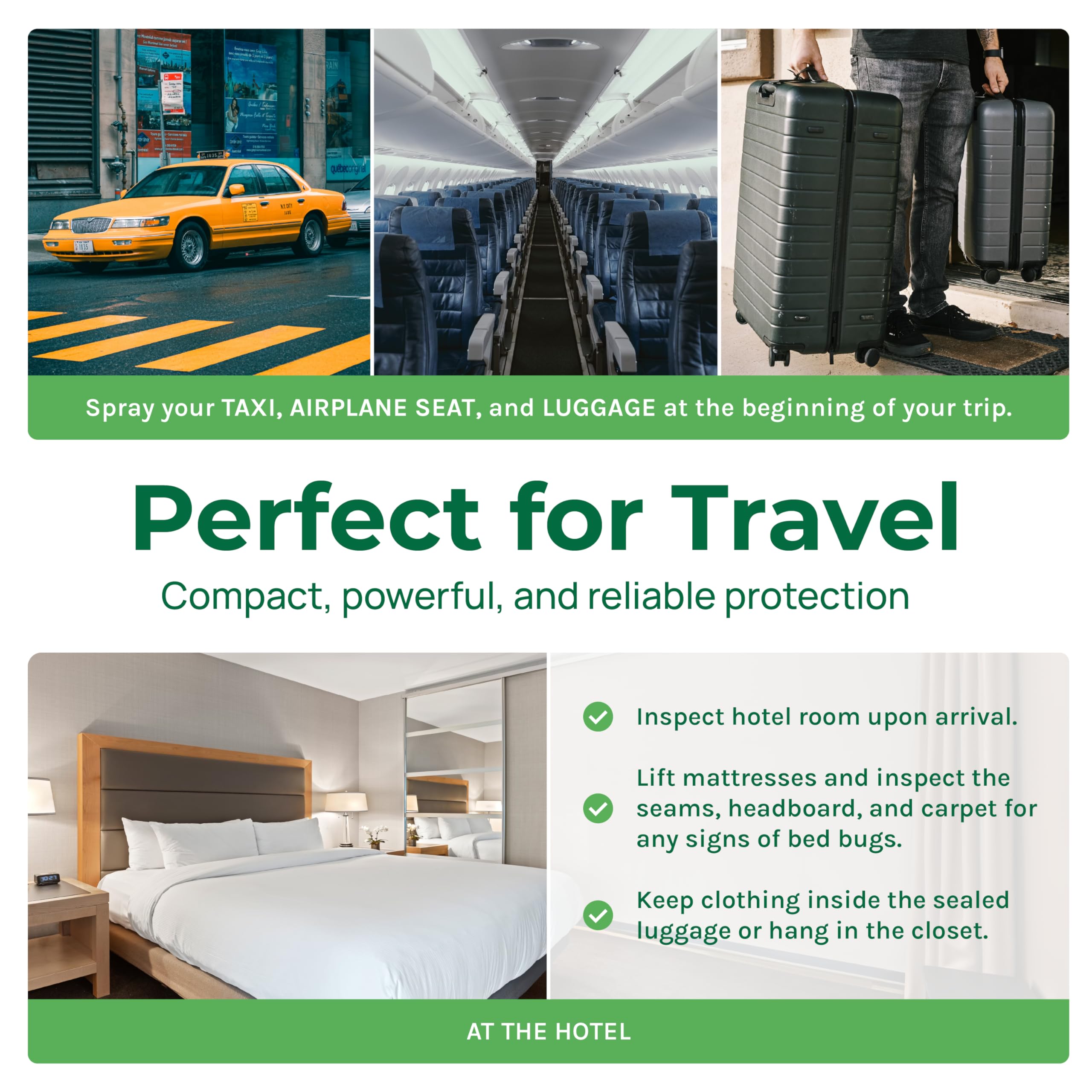 Child and pet friendly formula suitable for homes and hotels
