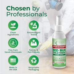 Odorless, stain-free formula safe for fabrics, surfaces, and hotel rooms