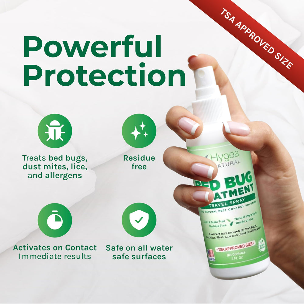 Hygea Natural TSA-approved 3 oz bottle for carry-on travel