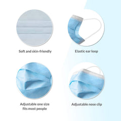 Hygenix face mask inner soft lining for comfortable wear.