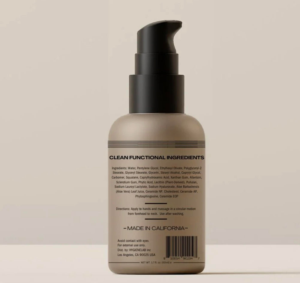 HygieneLab application shot shows easy, non-greasy touch.