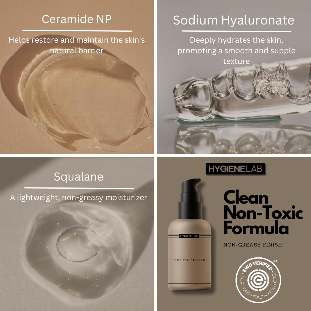 HygieneLab label close-up emphasizes EWG Verified clean formula.