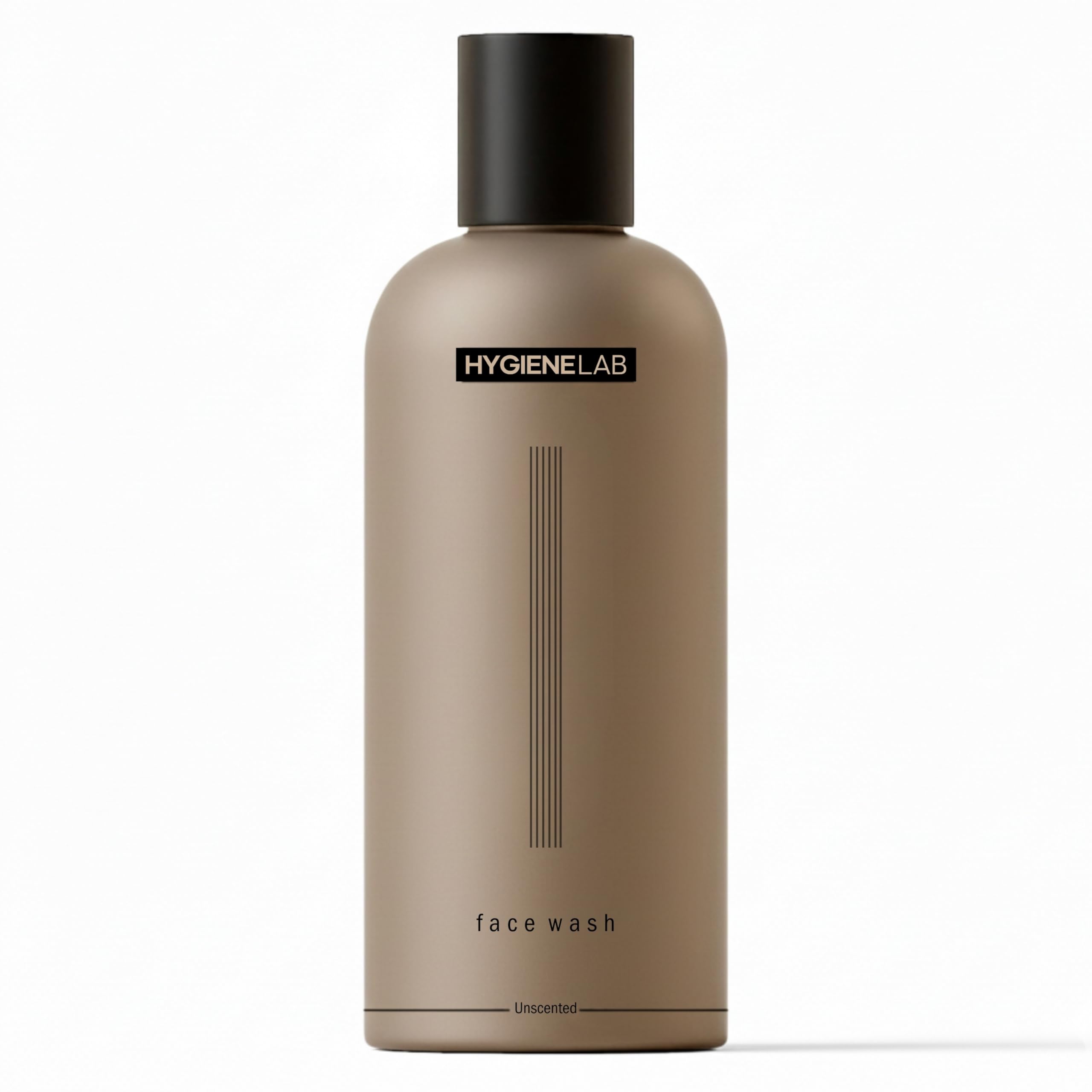 HygieneLab Face Wash bottle with the EWG Verified seal signaling trusted formula