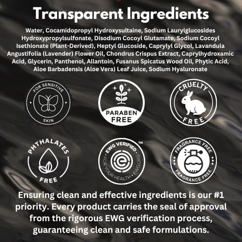 California-made HygieneLab bottle demonstrates transparency and careful sourcing.