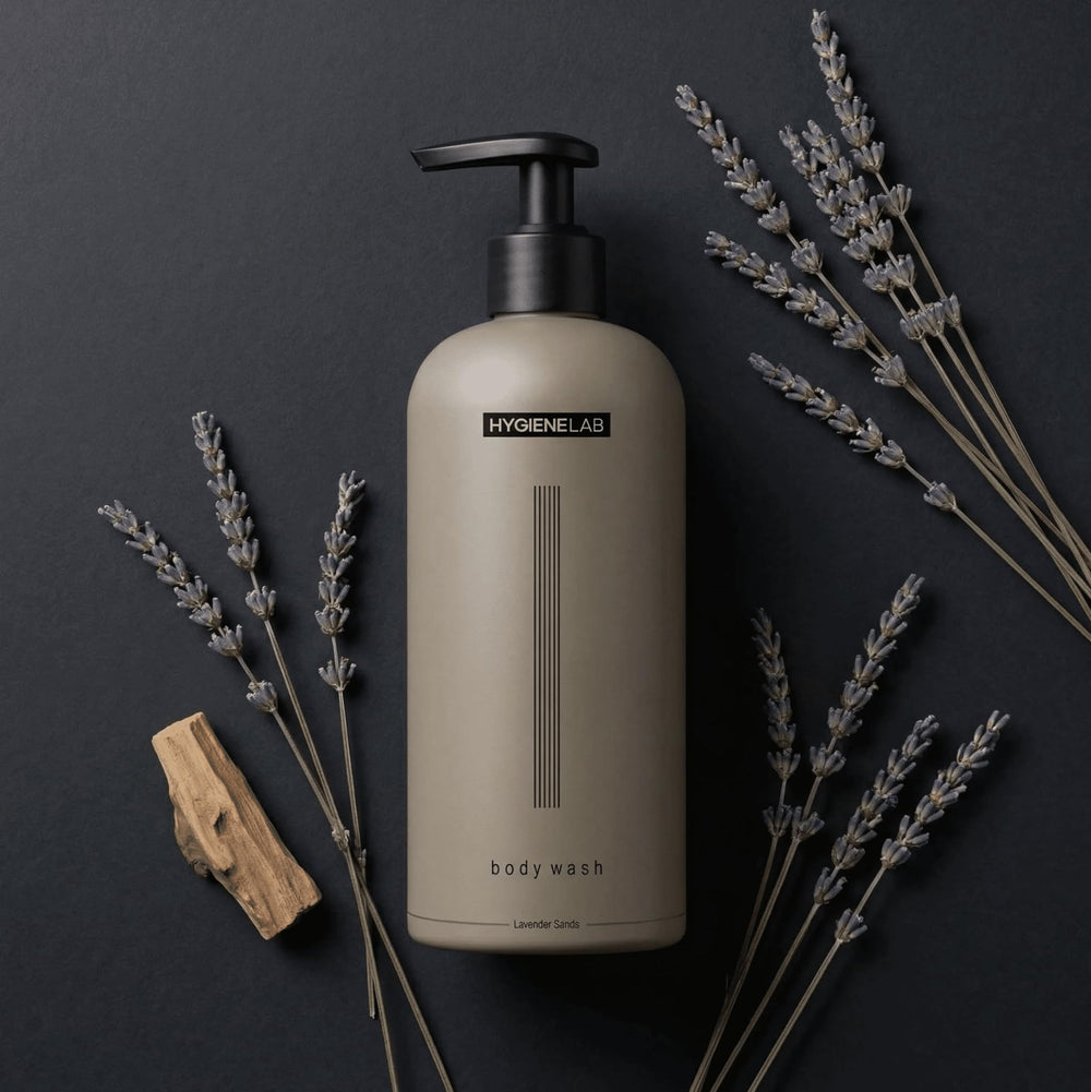 EWG Verified badge on HygieneLab Mens Body Wash signals trusted safety.
