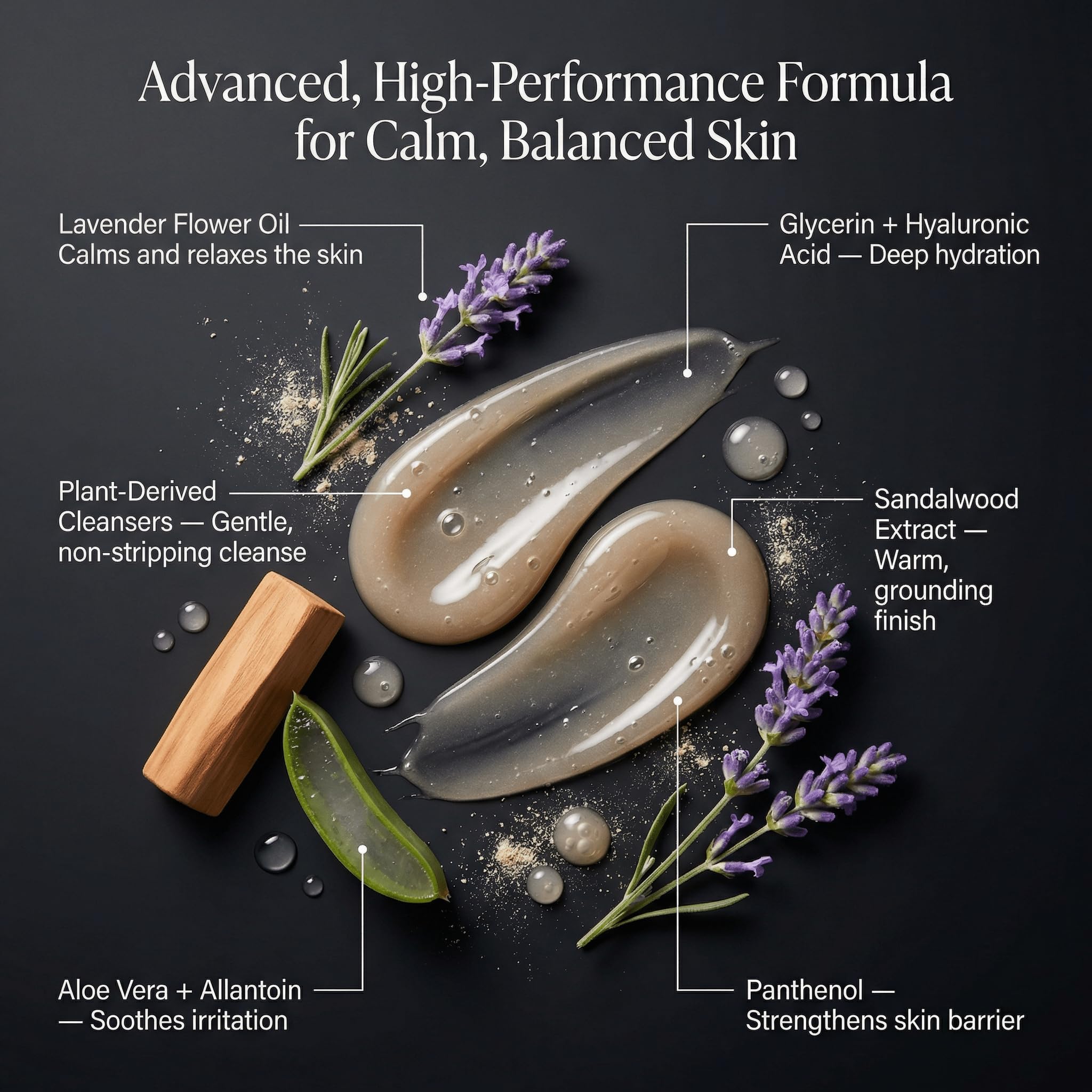 Lavender and sandalwood aroma line conveys spa-like experience from HygieneLab.