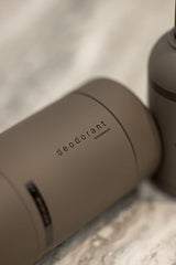 HygieneLab Men's Deodorant sandalwood application demonstrates smooth glide for daily use.