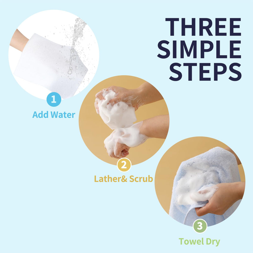 HYGIENJOY extra-large wipe for thorough cleansing when washing space is limited