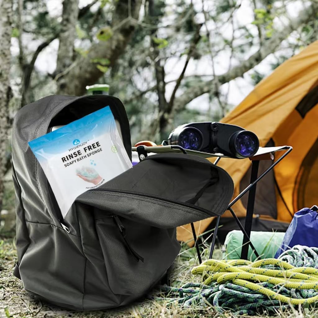 HYGIENJOY multipurpose wipes ideal for camping, hiking, or gym sessions